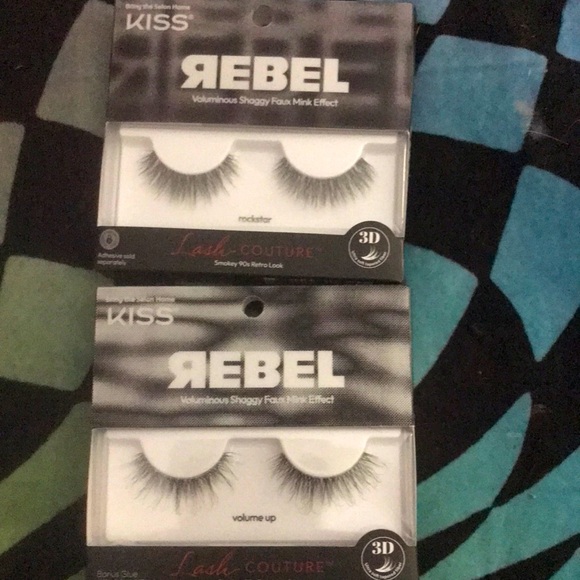 ✨🆕Kiss Rebel Voluminous Shaggy Faux Mink Effect Eyelashes!BNIB!✨ - Picture 1 of 9